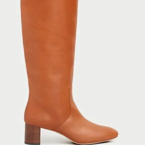 New Loeffler Randall Gia Cognac Tall Boot Size 9.5 - Picture 7 of 8